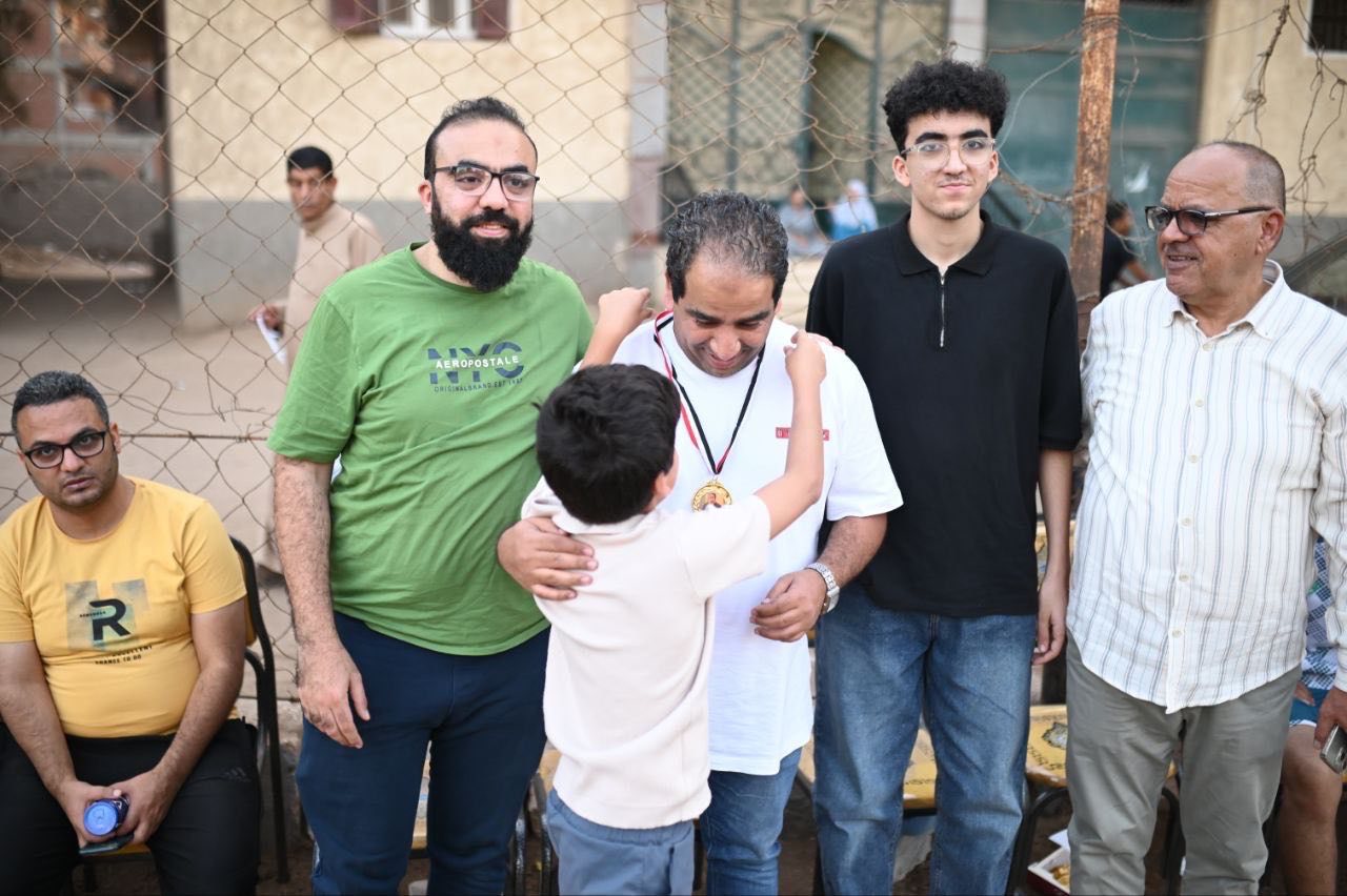 منسق المنتخب خلال التكريم