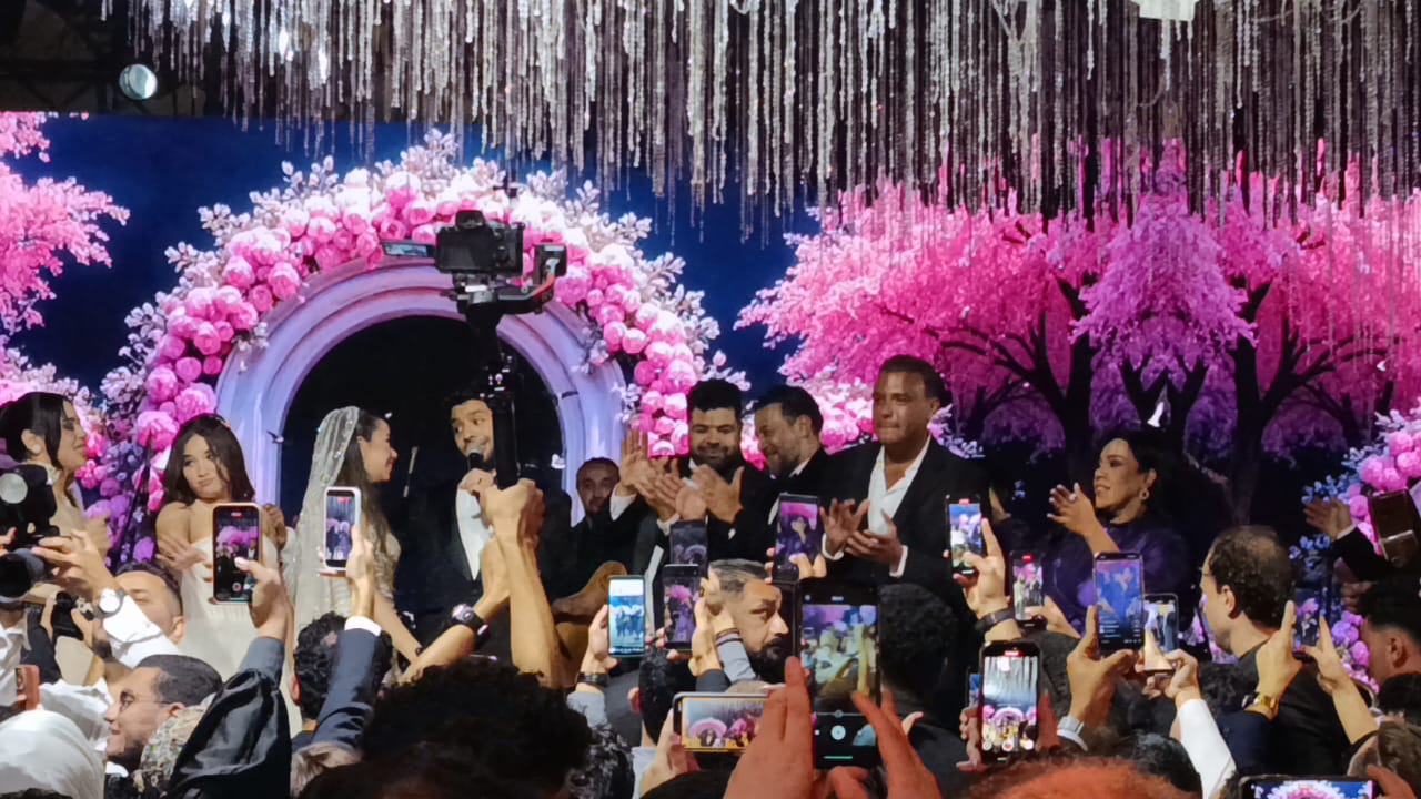 رامي صبري يحيي حفل زفاف أحمد جمال وفرح الموجي (6)