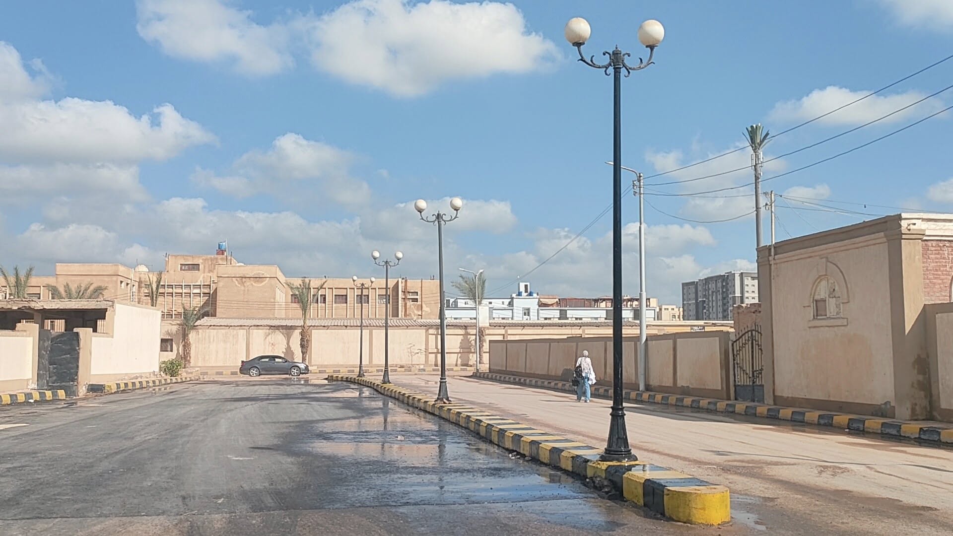 أحد الطرق المؤدية لمسار العائلة بكفر الشيخ أحد الطرق المؤدية لمسار العائلة بكفر الشيخ