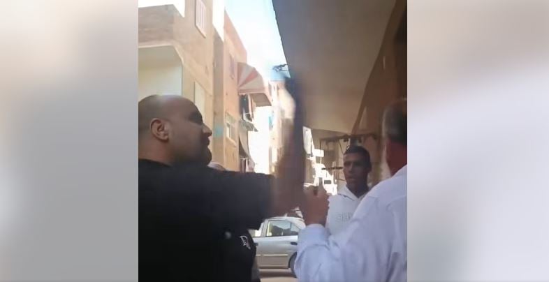لقطة من الفيديو المتداول