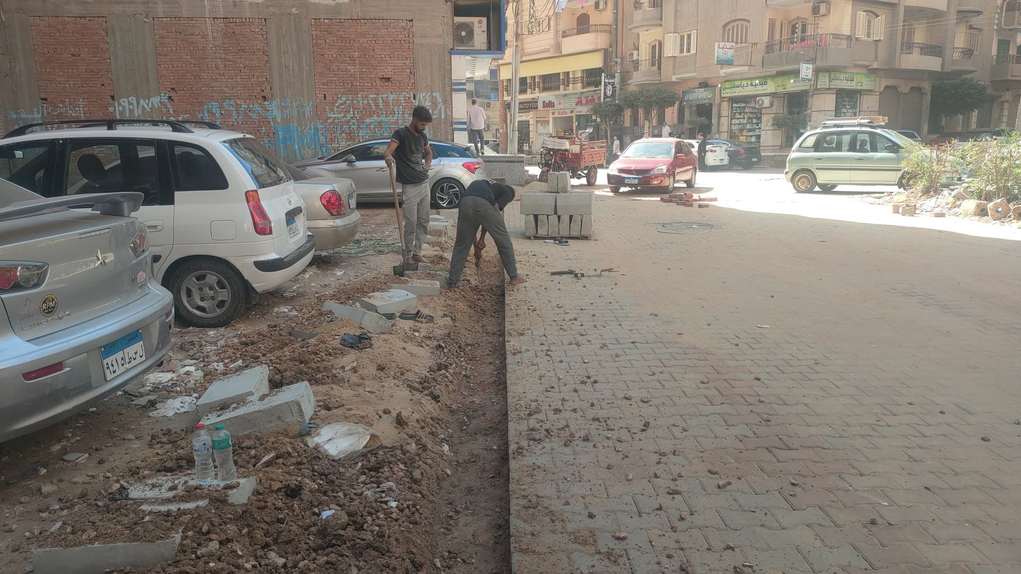 تركيب الإنترلوك بعدد من شوارع تقسيم هيئة قضايا الدولة تركيب الإنترلوك بعدد من شوارع تقسيم هيئة قضايا الدولة