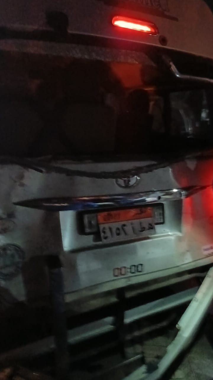 حادث تصادم طريق السويس الصحراوى      (2)