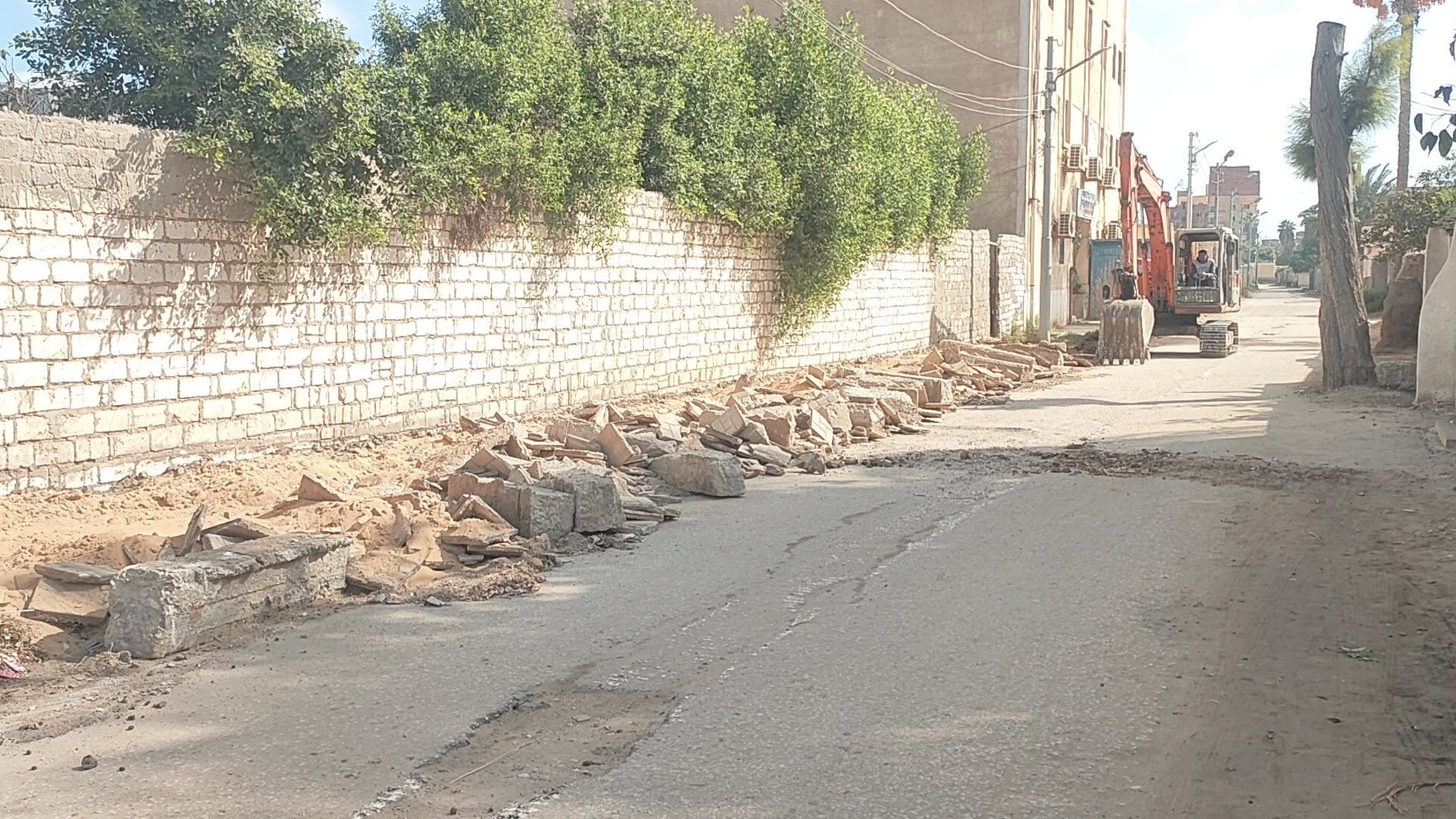 تأهيل الطرق بمحيط مسار العائلة المقدسة تأهيل الطرق بمحيط مسار العائلة المقدسة