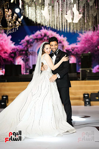 جلسة تصوير حفل زفاف أحمد جمال وفرح الموجي (2)