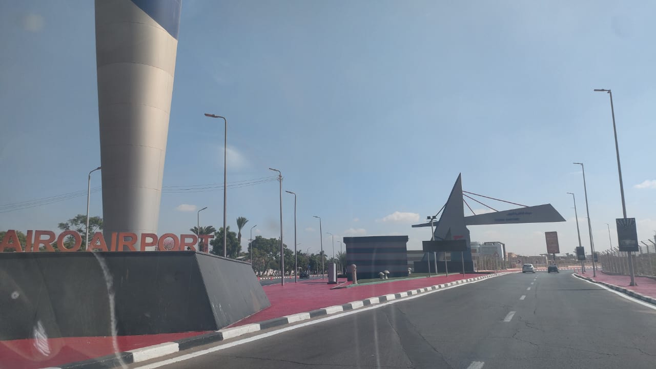 تجميل طريق مطار القاهرة  (14)