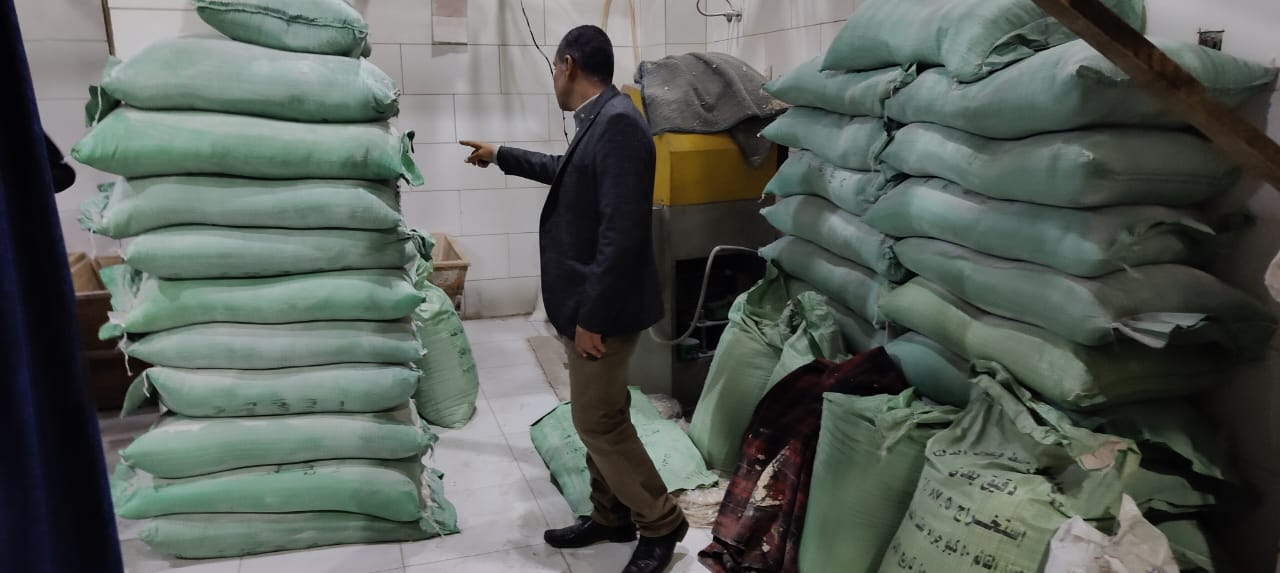 متابعة  رصيد الدقيق بالمخابز