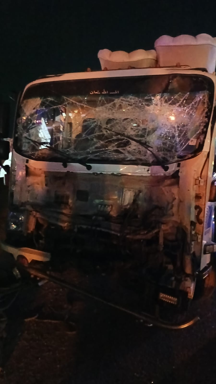 حادث تصادم طريق السويس الصحراوى      (3)