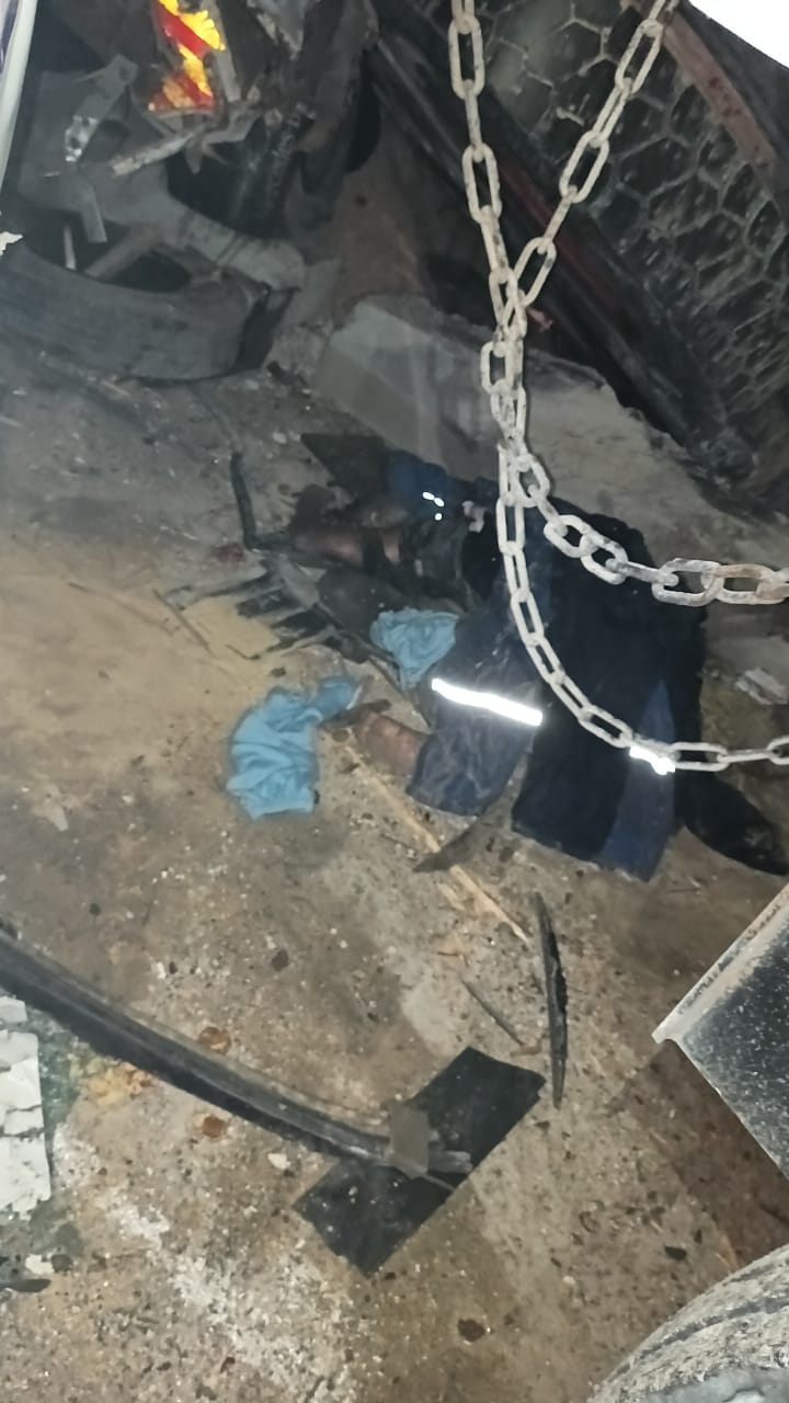 حادث تصادم طريق السويس الصحراوى      (1)