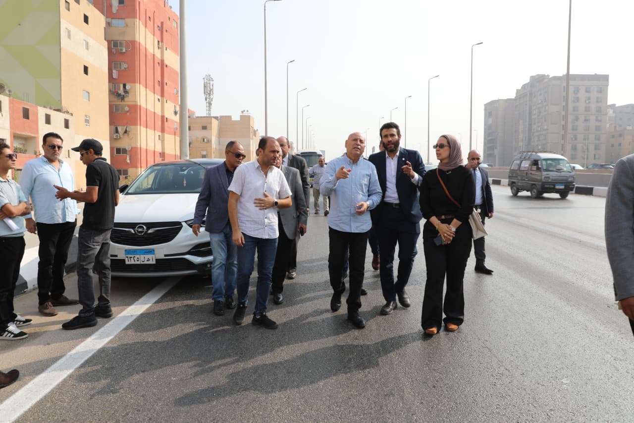 المحافظ يتفقد الدائرى المحافظ يتفقد الدائرى