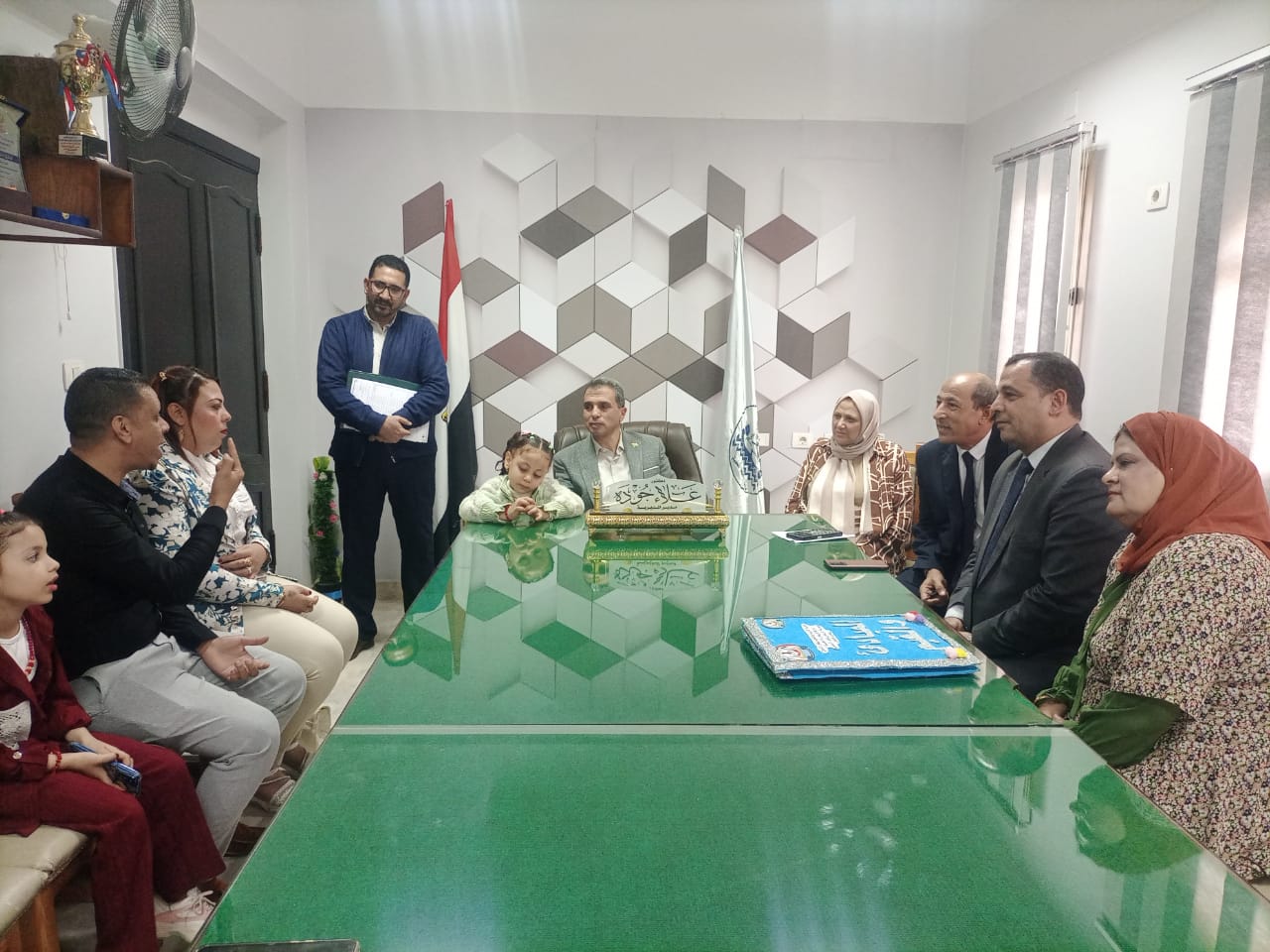 جانب من تكريم الطفلة