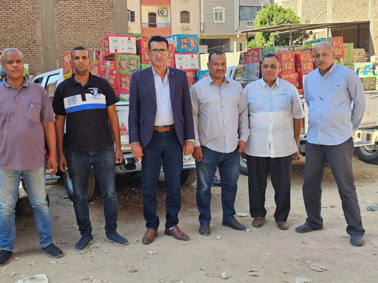 ضبط 1000 كرتونة تحتوي على 25000 كيس مقرمشات منتهية الصلاحية