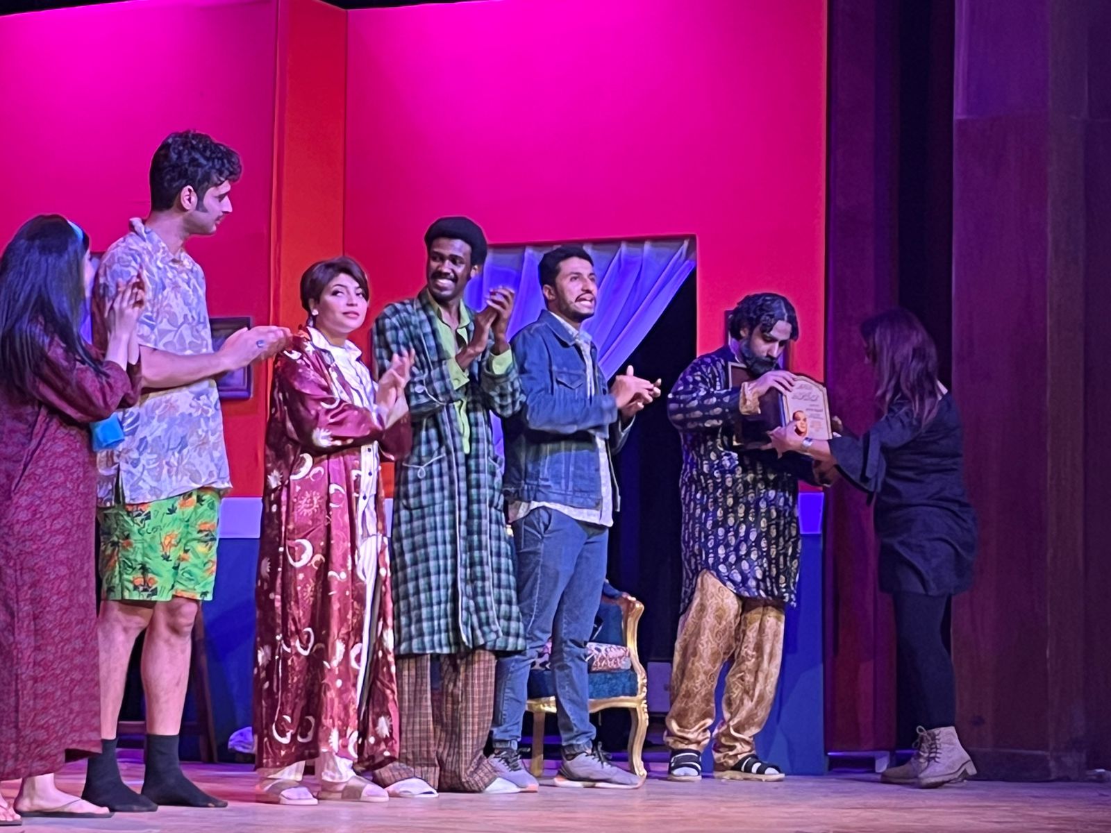 جانب من تكريم رائد المسرح المصري السيد بدير