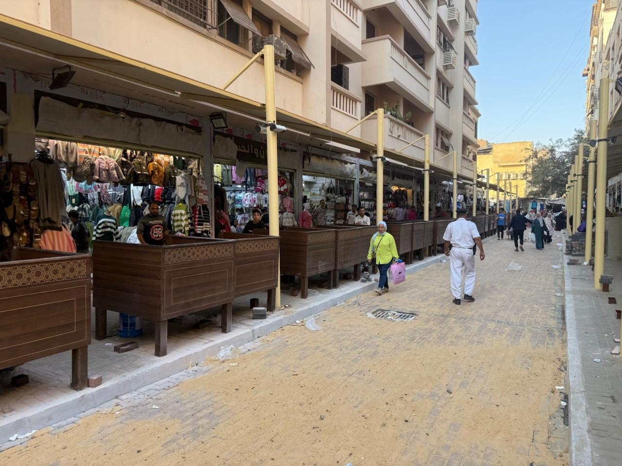 شوارع العتبة بعد وضع الطاولات  (2)