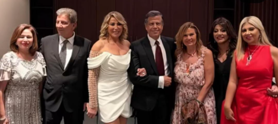 ايناس الدغيدى وعريسها