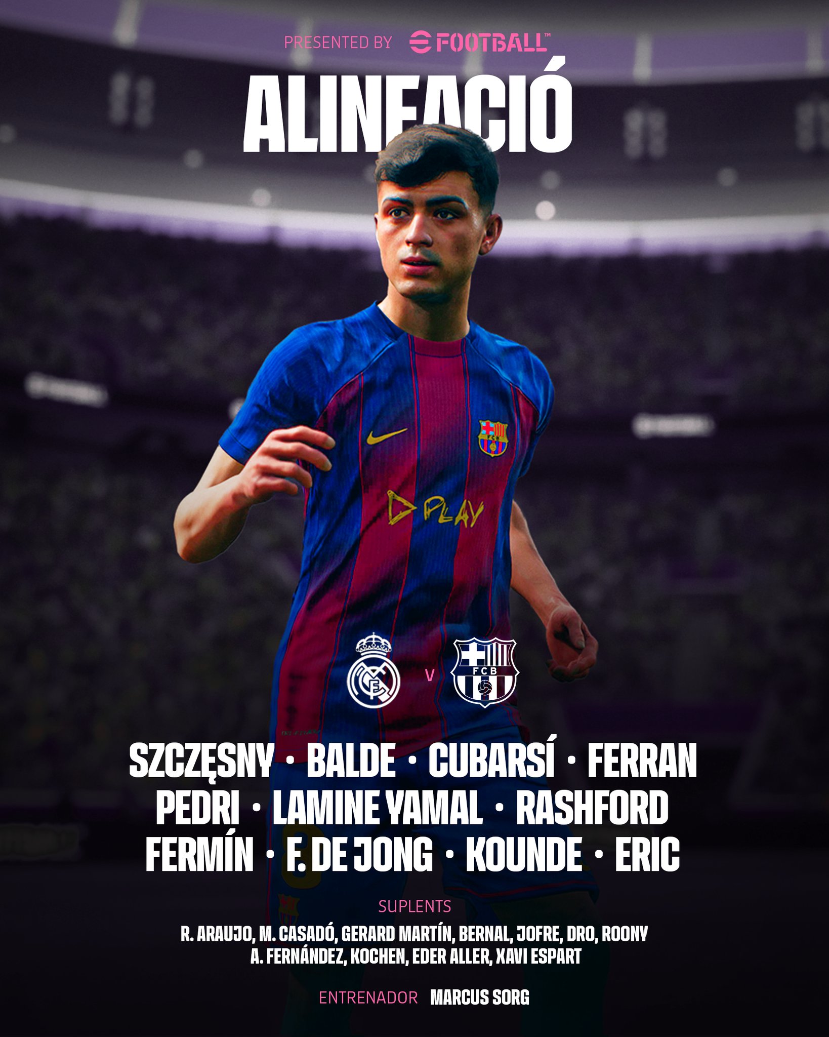 تشكيل برشلونة لمباراة الكلاسيكو
