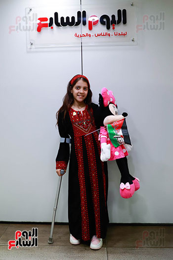  الطفلة الفلسطينية ريتاج في اليوم السابع (32)