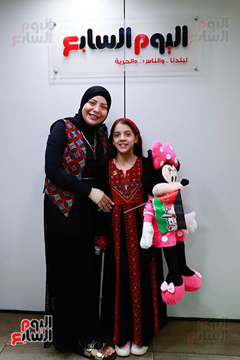  الطفلة الفلسطينية ريتاج في اليوم السابع (34)