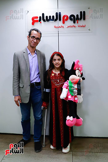  الطفلة الفلسطينية ريتاج في اليوم السابع (33)