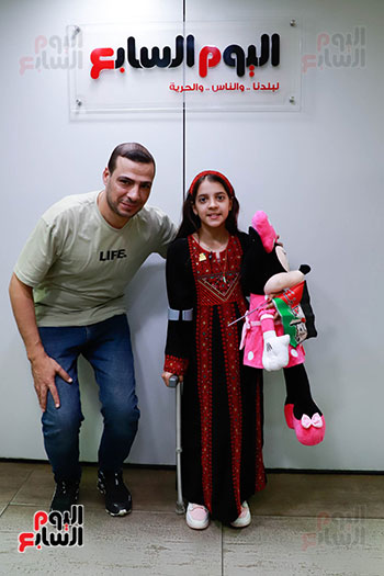  الطفلة الفلسطينية ريتاج في اليوم السابع (39)