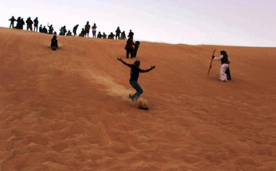 التزلج على رمال سيوة