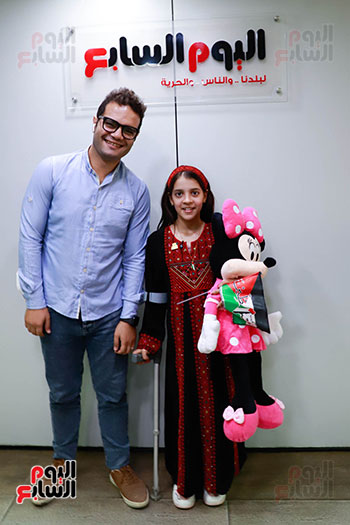  الطفلة الفلسطينية ريتاج في اليوم السابع (38)