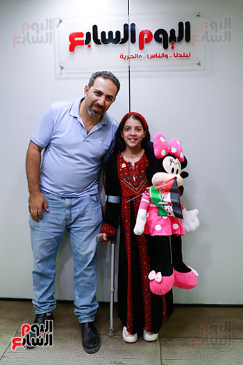  الطفلة الفلسطينية ريتاج في اليوم السابع (36)