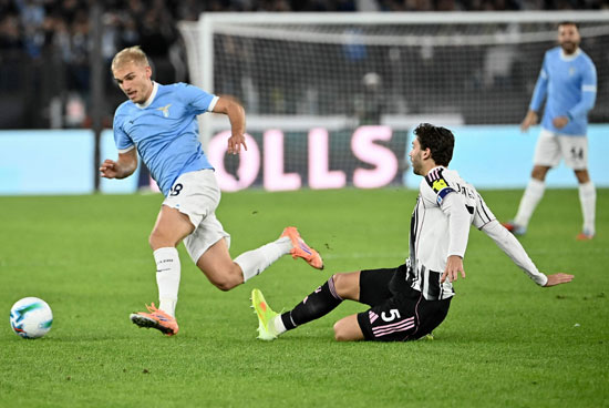 مباراة لاتسيو ويوفنتوس