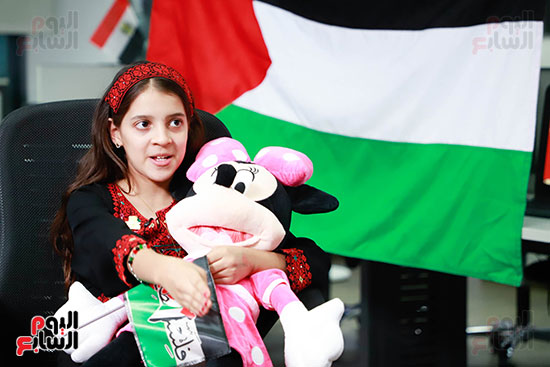 الطفلة الفلسطينية ريتاج في اليوم السابع (28)