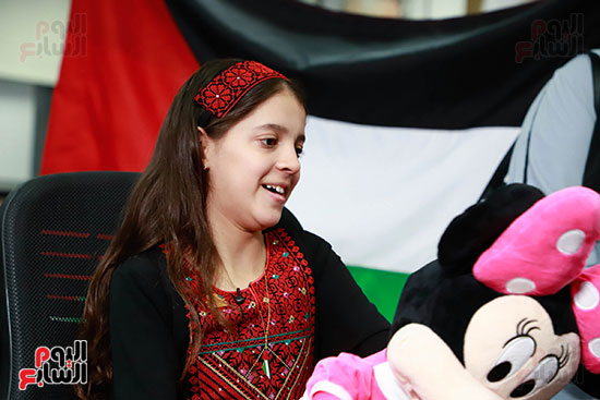  الطفلة الفلسطينية ريتاج في اليوم السابع (18)