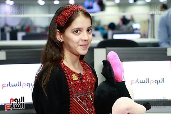  الطفلة الفلسطينية ريتاج في اليوم السابع (16)