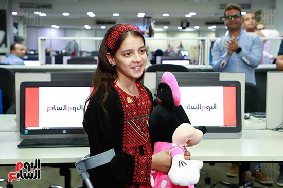  الطفلة الفلسطينية ريتاج في اليوم السابع (15)