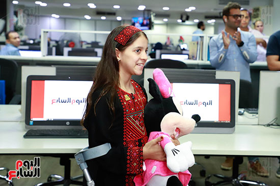 الطفلة الفلسطينية ريتاج في اليوم السابع (14)