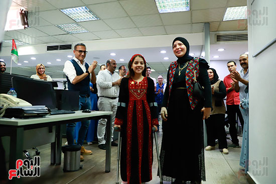  الطفلة الفلسطينية ريتاج في اليوم السابع (5)