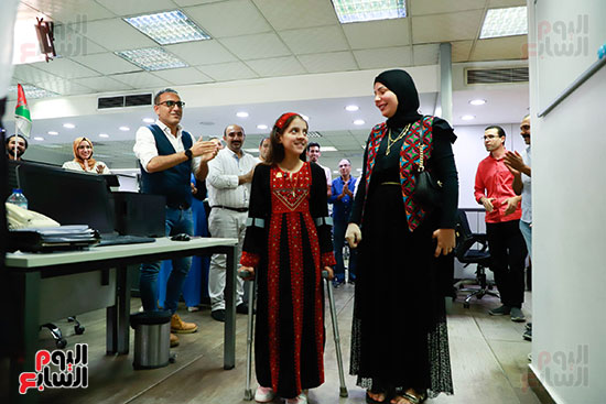  الطفلة الفلسطينية ريتاج في اليوم السابع (7)