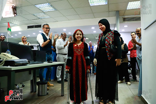  الطفلة الفلسطينية ريتاج في اليوم السابع (6)