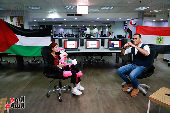  الطفلة الفلسطينية ريتاج في اليوم السابع (27)