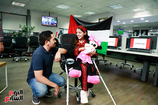  الطفلة الفلسطينية ريتاج في اليوم السابع (21)