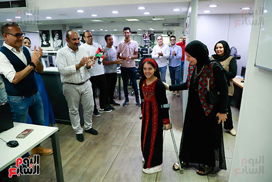  الطفلة الفلسطينية ريتاج في اليوم السابع (2)