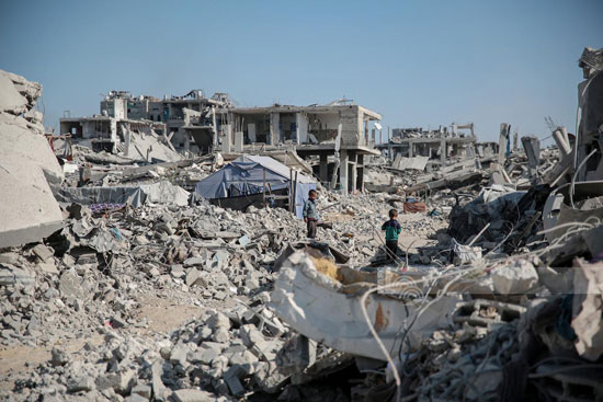 عودة الأهالى الى مخيم جباليا