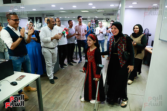  الطفلة الفلسطينية ريتاج في اليوم السابع (3)
