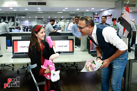  الطفلة الفلسطينية ريتاج في اليوم السابع (11)