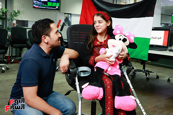 الطفلة الفلسطينية ريتاج في اليوم السابع (20)