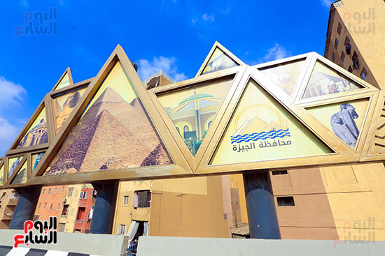 لوحات فنية على عقارات الطريق الدائري لوحات فنية على عقارات الطريق الدائري