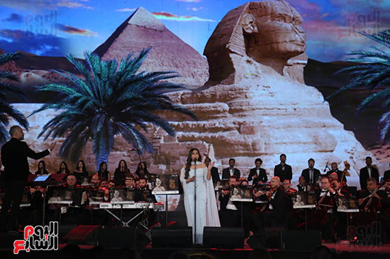 سوما تطرب جمهور مهرجان الموسيقى العربية فى حفل الختام