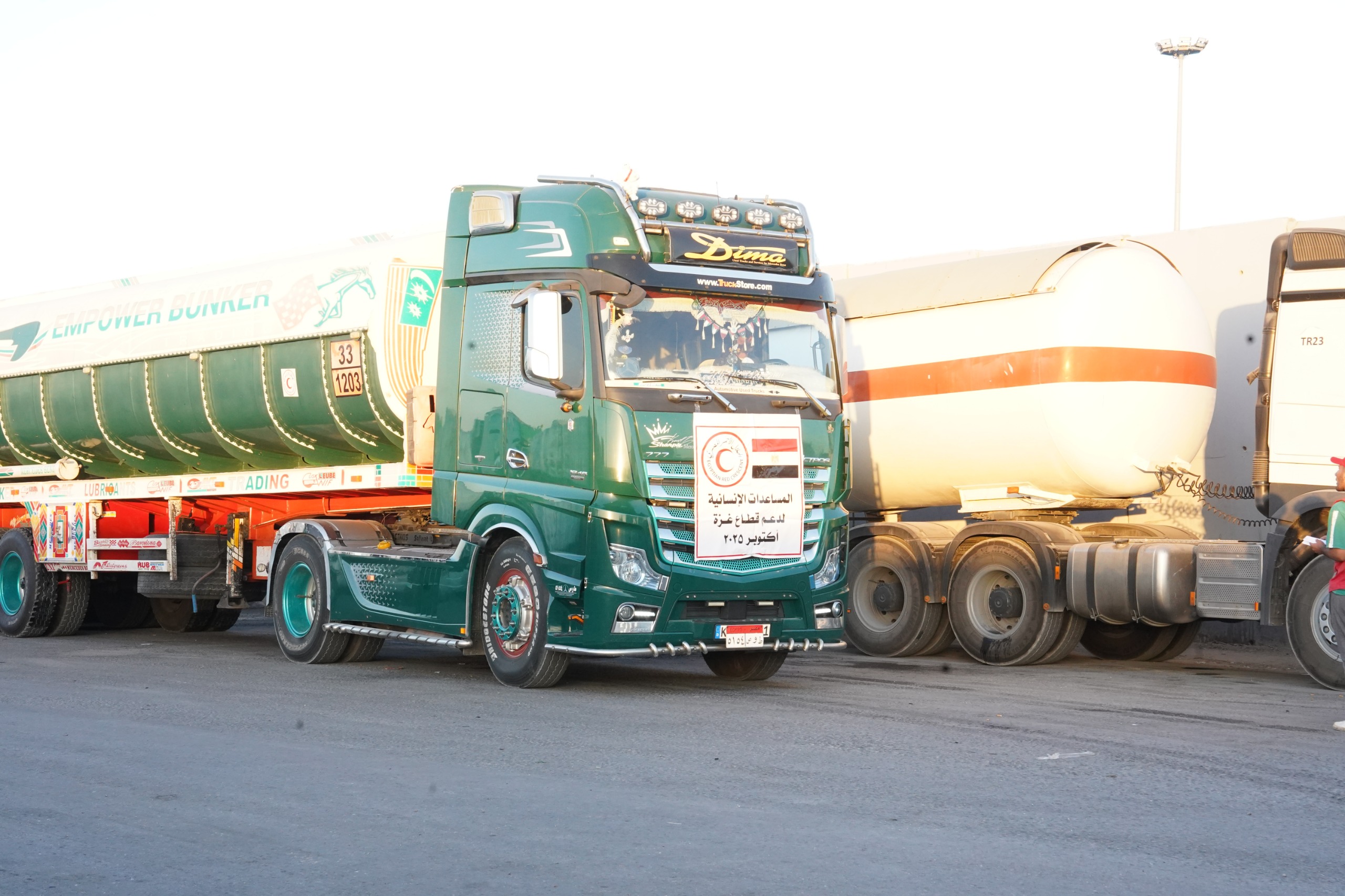 إطلاق قافلة زاد العزة الـ 58 إلى غزة (2)