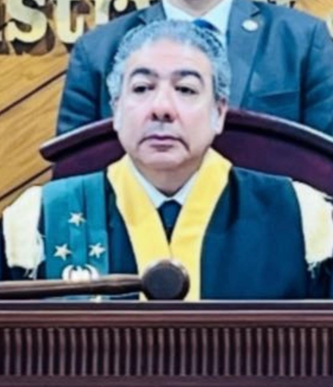 المستشار سامح عبد الحكم رئيس المحكمة (1)