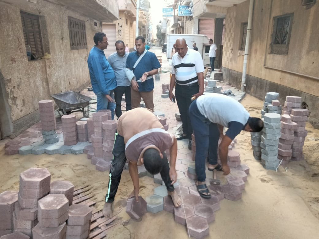 تركيب بلاط الانترلوك