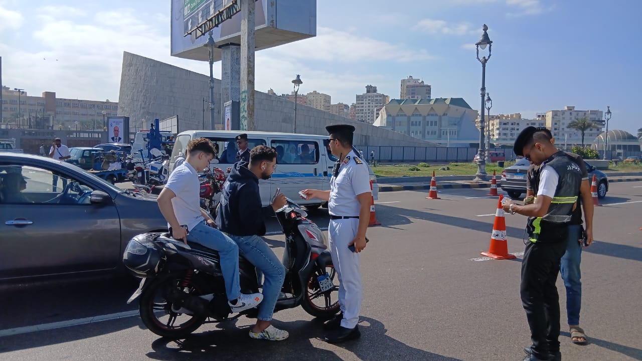 حملات مرورية بالإسكندرية