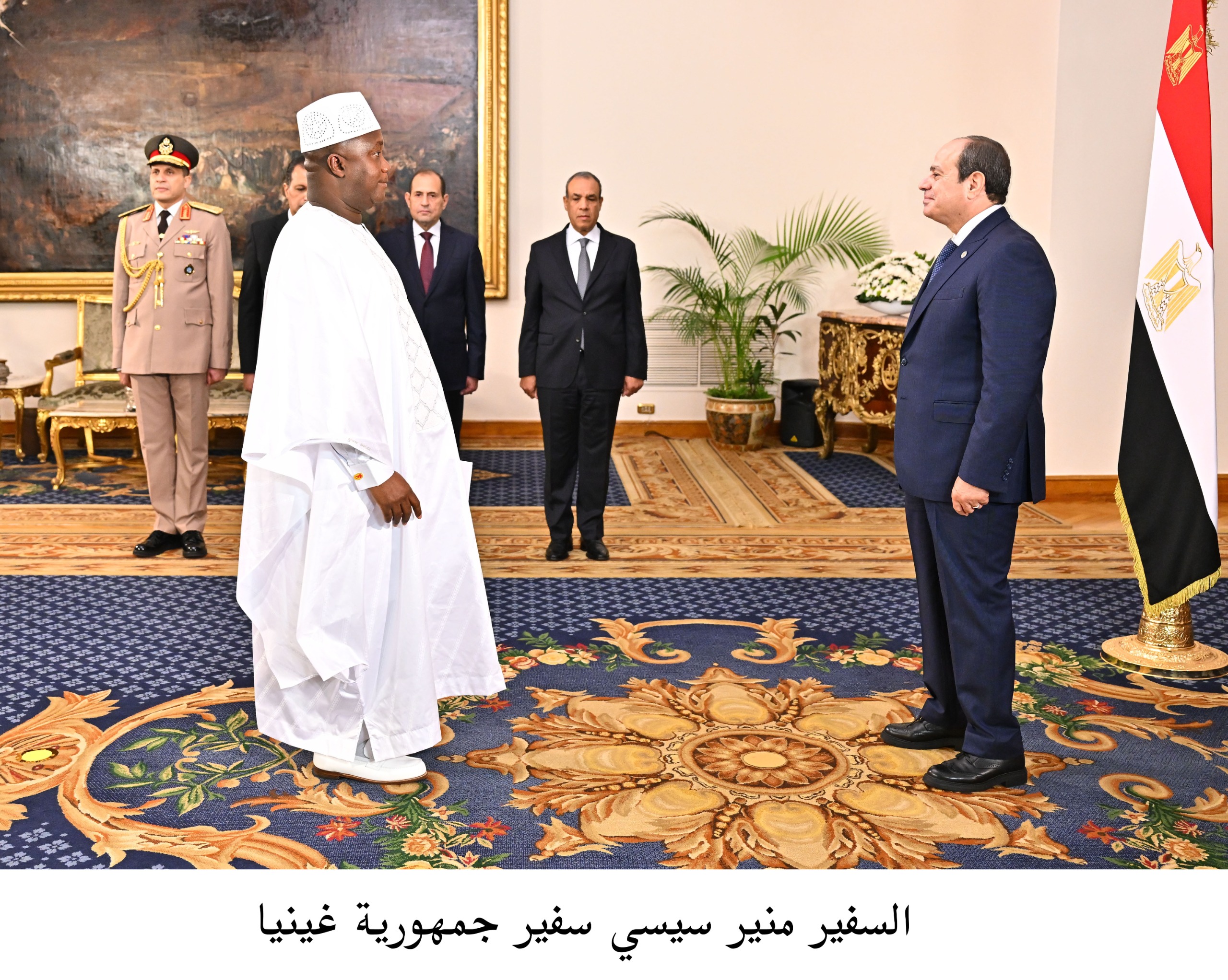 الرئيس السيسى يتسلم أوراق اعتماد 23 سفيرا  (11)