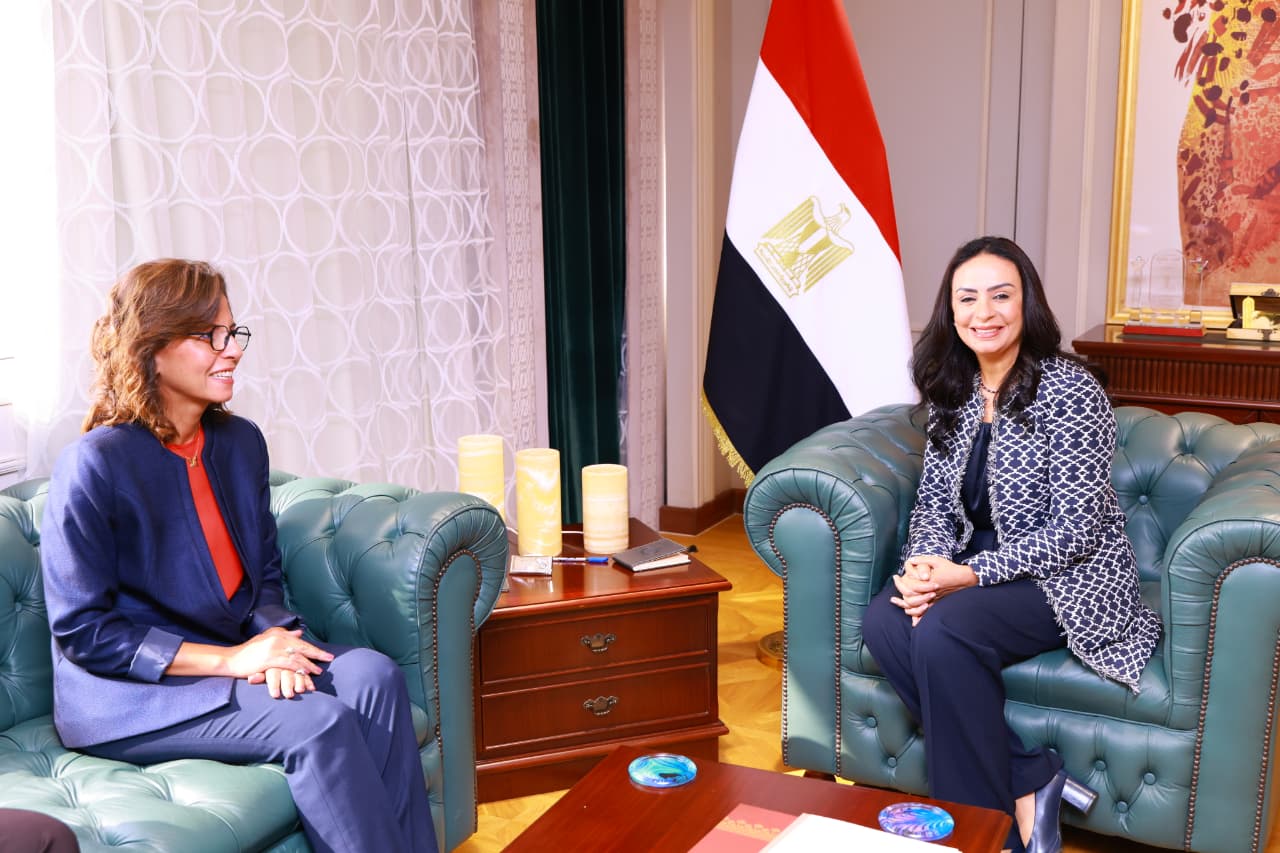 خلال لقاء وزيرة التضامن 